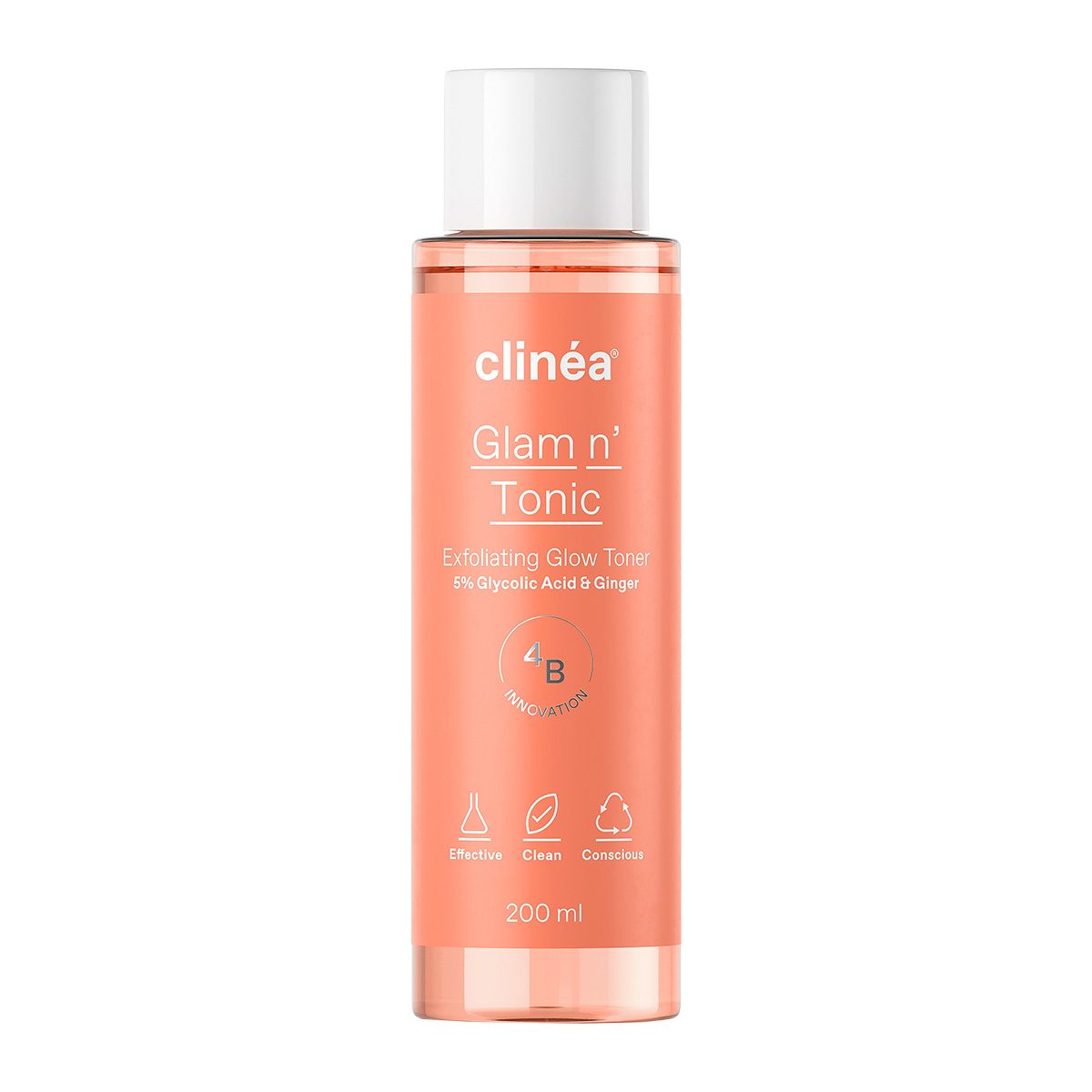 CLINEA - GLAM N' TONIC Exfoliating Glow Toner - 200ml